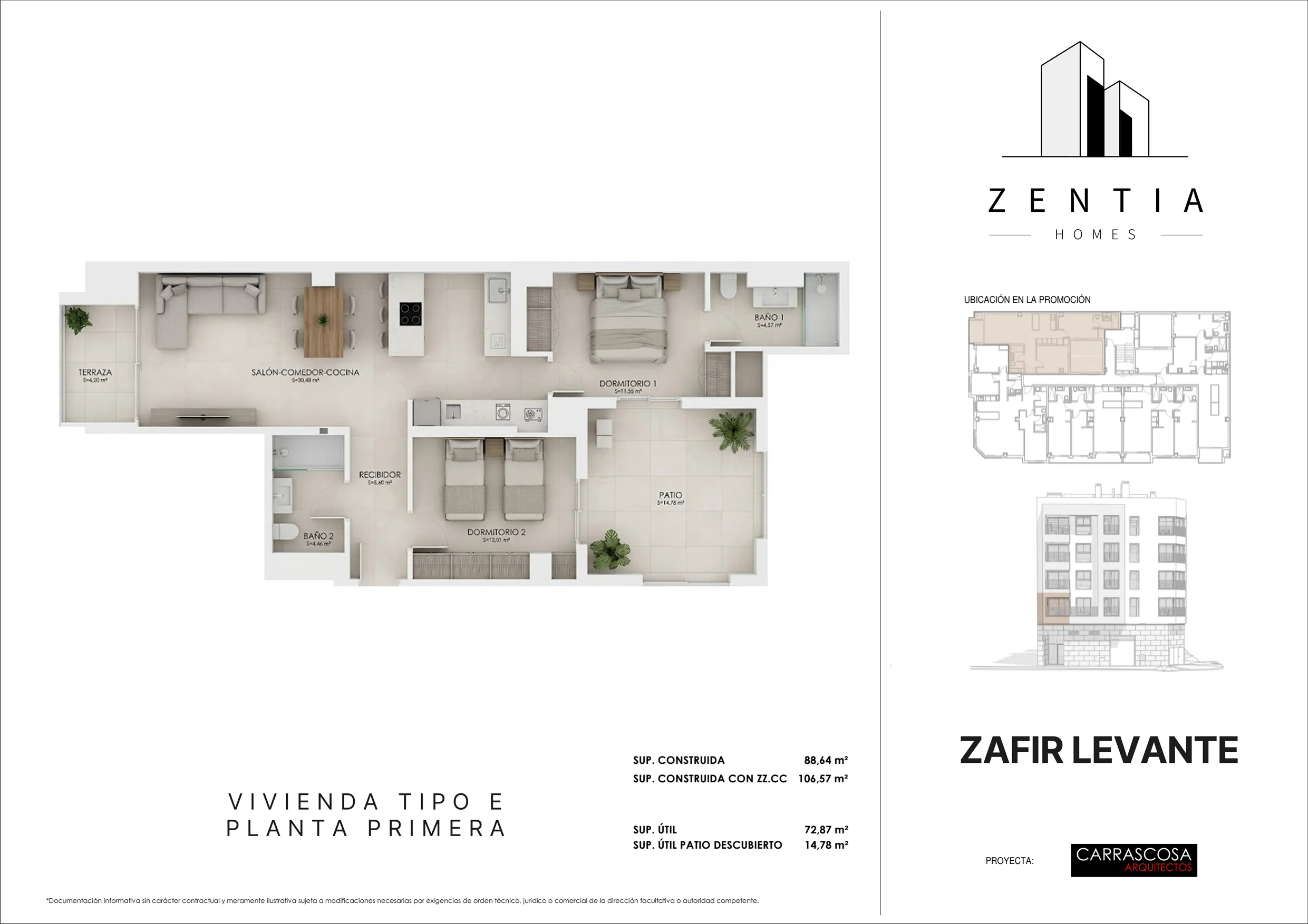 Plano de Vivienda 1-E